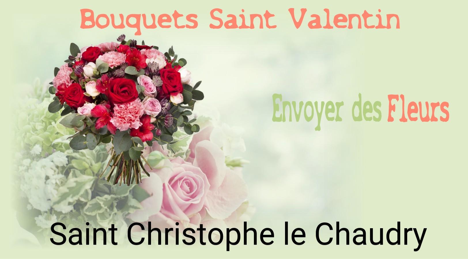 Roses de Saint-Valentin livrées à Saint-Christophe-le-Chaudry